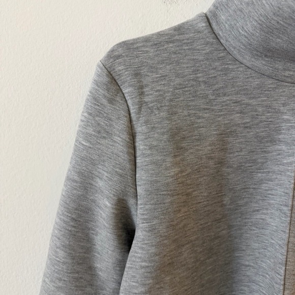 OGL FuzzLuxe Turtleneck Long Sleeve Top Heather Grey large NWT - Picture 11 of 16